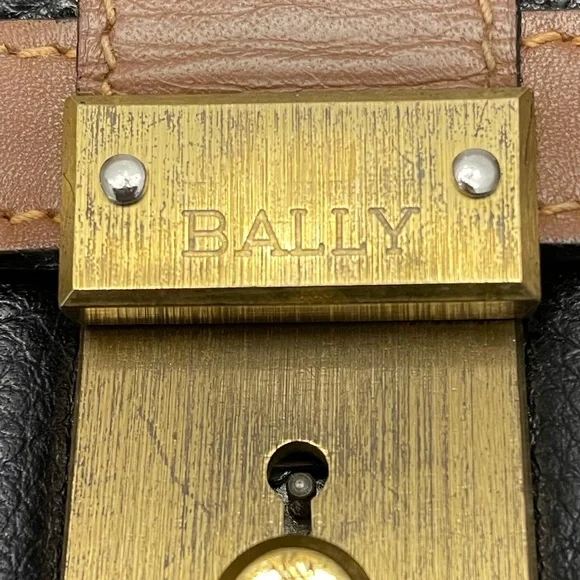 Bally Authentic Vintage Black and Brown Leather Briefcase - Picture 5 of 15